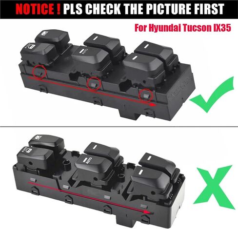 93570-2S910 Power Window Master Switch RHD Right Hand Driver Controller Button 1Pcs in Saudi Arabia