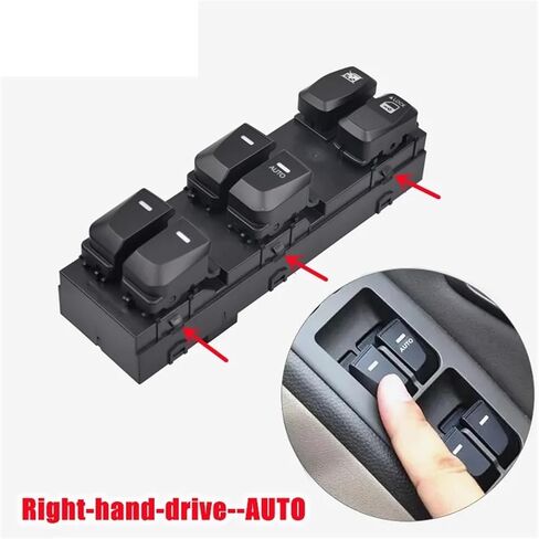93570-2S910 Power Window Master Switch RHD Right Hand Driver Controller Button 1Pcs in Saudi Arabia