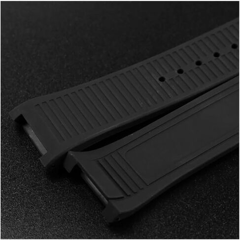 Fit For Ferragamo Sports Series Three Eyes F80 F-80 Rubber Silicone Men's Notched Folding Buckle Waterproof Watch Strap Watchband in Saudi Arabia