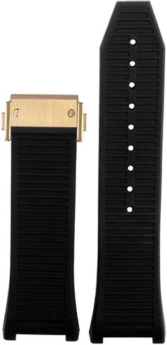 Fit For Ferragamo Sports Series Three Eyes F80 F-80 Rubber Silicone Men's Notched Folding Buckle Waterproof Watch Strap Watchband in Saudi Arabia