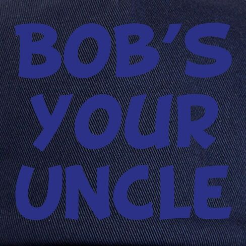 قبعة بيسبول CafePress Bob's Your Uncle Cap قابلة للتعديل in Saudi Arabia
