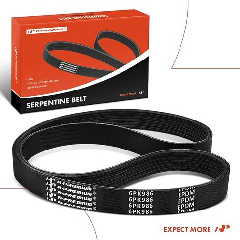 A-Premium Engine Serpentine Drive Belt Compatible with Honda Civic 2001-2005, Acura EL 2001-2005, L4 1.7L in Saudi Arabia