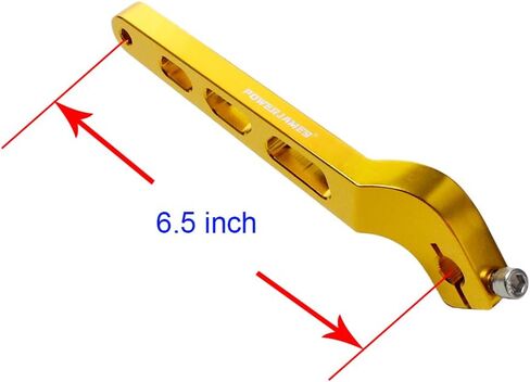 POWER JAMES CNC 6.5" Long Red Clutch Shift Lever for Harley 09-17 Dyna, FX Softail, 18-Later FLDE, FLFB/S, FLSL, FLHC/S,FLSB,FXBR/S Models (Red) in Kuwait