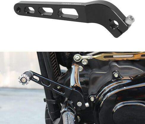 POWER JAMES CNC 6.5" Long Red Clutch Shift Lever for Harley 09-17 Dyna, FX Softail, 18-Later FLDE, FLFB/S, FLSL, FLHC/S,FLSB,FXBR/S Models (Red) in Kuwait