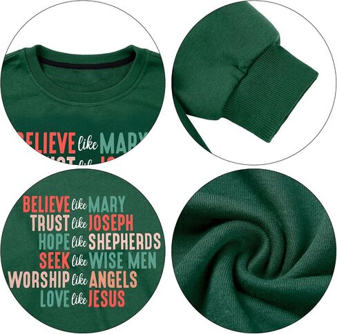 KIDDAD Christian Sweatshirts for Women Oversized Jesus Sweatshirt Love like Jesus Pullover Bible Verse Inspirational Tops in Kuwait