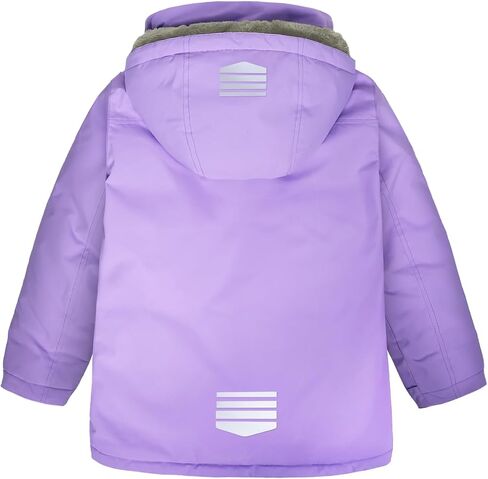GEMYSE Kids Winter Jacket Waterproof Boys Girls Ski Jacket with Hood Windproof Warm Fall and Winter Outerwear in Saudi Arabia