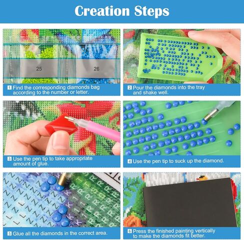 MXJSUA Special Diamond Painting Kits for Adults, 5D Special Shape Diamond Art Kits, Crystal Rhinestones Diamond Gem Art Painting for Home Wall Decoration 12×12inch, Garden Gnome in Kuwait