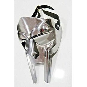 MF Doom Rapper Madvillain Gladiator Mask in Silver Finish Wearable LARP Costume in Saudi Arabia