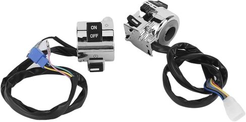 Turn Signal Horn Switch, 1 Pair Motorbike Indicator Switch Motorcycle Handlebar Switch Handlebar Controls On Off Headlight Switch for for Motorcycle, Electric Scooter, ATV with 25mm Dia Handlebar in Saudi Arabia