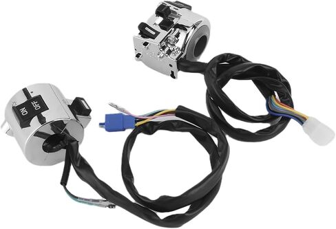 Turn Signal Horn Switch, 1 Pair Motorbike Indicator Switch Motorcycle Handlebar Switch Handlebar Controls On Off Headlight Switch for for Motorcycle, Electric Scooter, ATV with 25mm Dia Handlebar in Saudi Arabia