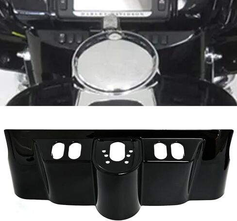 غطاء لوحة لوحة القيادة لمفتاح الدراجة النارية Harley Touring Street Glide 2006-2013، Electra Glide Ultra Classic 1996-2013 (أسود مطفي) in Kuwait