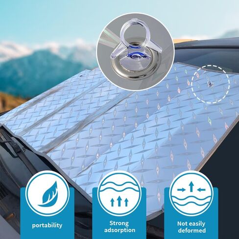 24PCS Car Glass Windshield Sunshade Suction Cups, Suction Cup Hook, Multi-Purpose Window Suction Cup, Thick Professional Strength Sucker Pad Fit for Bathroom Wall Door (Transparent, 4.5 cm) in Kuwait