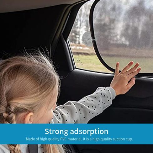 24PCS Car Glass Windshield Sunshade Suction Cups, Suction Cup Hook, Multi-Purpose Window Suction Cup, Thick Professional Strength Sucker Pad Fit for Bathroom Wall Door (Transparent, 4.5 cm) in Kuwait