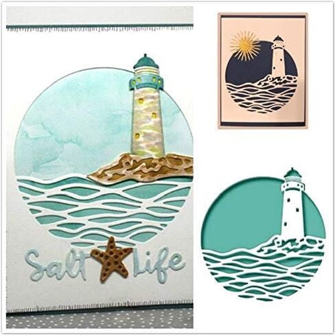 يموت قطع الإطار الموجي ، و DIY Scrapbooking Artist Metal Cutting Metals Stency لتصنيع البطاقات تصنيع قصاصات صنع القطع الشقوق الحرف الجديدة 2019 للموت in Kuwait