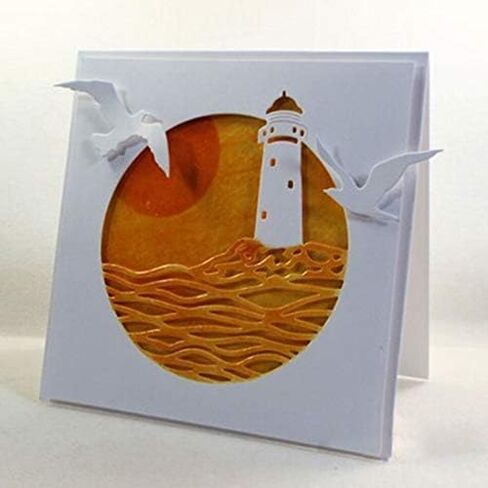 يموت قطع الإطار الموجي ، و DIY Scrapbooking Artist Metal Cutting Metals Stency لتصنيع البطاقات تصنيع قصاصات صنع القطع الشقوق الحرف الجديدة 2019 للموت in Kuwait