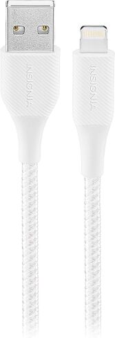 Lightning Charging Cables & Apple Watch Magnetic Chargers – USB-A and USB-C Options, Multiple Lengths, Fast Charging for iPhone, iPad, and Apple Watch (USB-A to Lightning Cable (2 Pack, 4 ft), White) in Kuwait