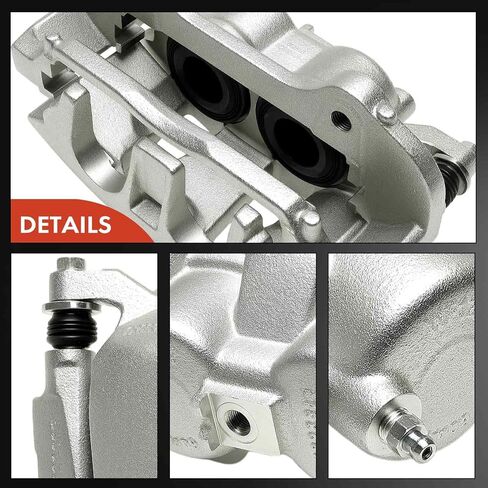 A-Premium Disc Brake Caliper Assembly with Bracket Compatible with Jeep Vehicles - JL Series Wrangler 2018-2023 - Front Right Passenger Side in Saudi Arabia