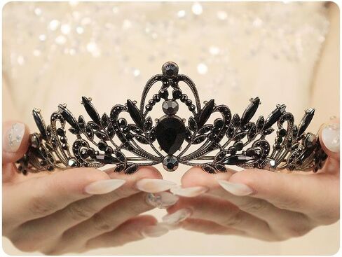 Silver Crystal Tiaras and Crowns for Women Sparkling Rhinestone Queen Crowns Princess Birthday Wedding Bridal Hair Accessories in Saudi Arabia