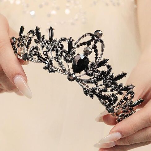 Silver Crystal Tiaras and Crowns for Women Sparkling Rhinestone Queen Crowns Princess Birthday Wedding Bridal Hair Accessories in Saudi Arabia