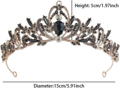 Silver Crystal Tiaras and Crowns for Women Sparkling Rhinestone Queen Crowns Princess Birthday Wedding Bridal Hair Accessories in Saudi Arabia