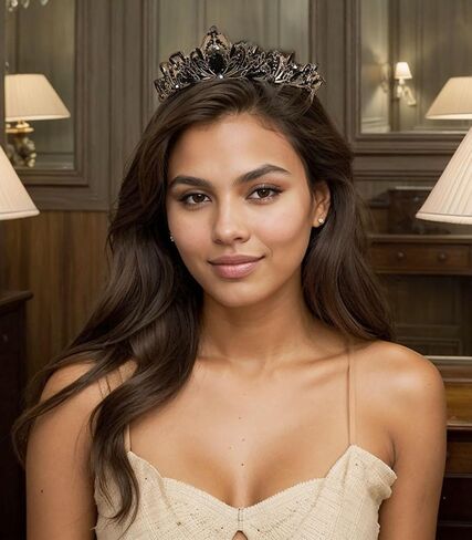 Silver Crystal Tiaras and Crowns for Women Sparkling Rhinestone Queen Crowns Princess Birthday Wedding Bridal Hair Accessories in Saudi Arabia