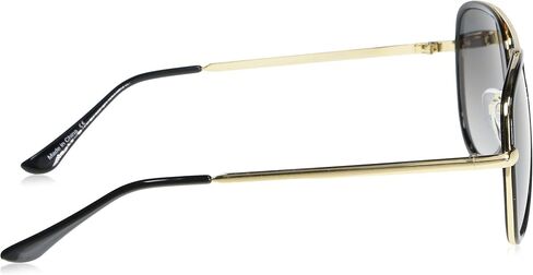 Quay Women's All In Mini Sunglasses, Black/Smoke Fade Lens, One Size in Saudi Arabia