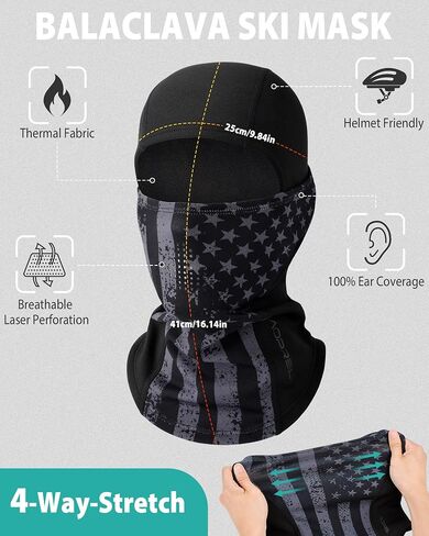 Balaclava Ski Mask for Men Winter Face Mask Breathable & Thermal Winter Balaclava Women for Cold Weather Outdoor in Saudi Arabia