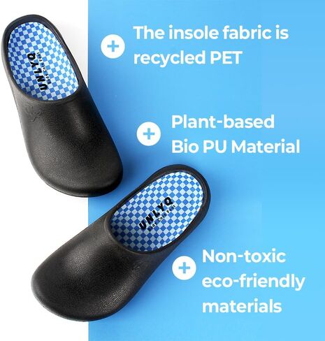 Unisex(Men or Women) Safty Waterproof Cushioned Non-Slip PU Clogs Shoes for Cooking, Nursing, Garden Work & Professional Kitchen Staff in Saudi Arabia