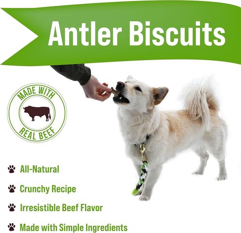 Buck Bone Organics Antler Dog Biscuits 16 OZ Bag in Kuwait