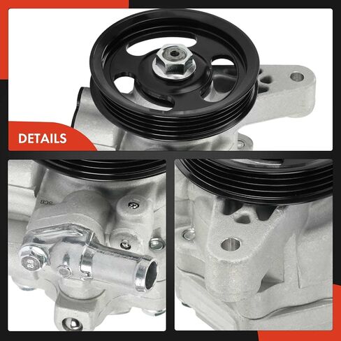 مضخة توجيه كهربائية ممتازة، مع 4 بكرة أخدود وخط مدخل، متوافقة مع Honda Civic & Acura EL، 2001 2002 2003 2004 2005، 1.7 لتر in Saudi Arabia