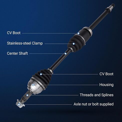 Autoround 662144 CV Axle Shaft Assembly Compatible with Ford Focus 2000-2011, Front Right Passenger Side in Saudi Arabia