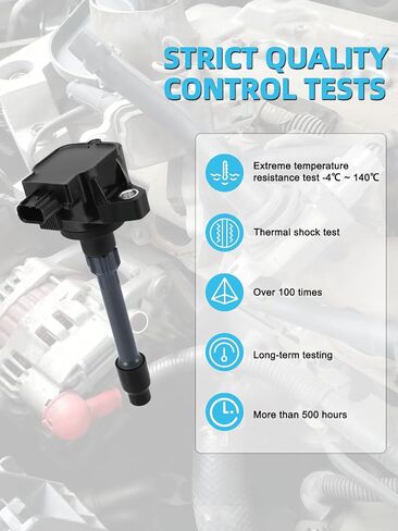 Set of 4 UF781 Ignition Coil Pack (1.5L 2.0L) 2016-2023 For Acura RDX TLX,For Honda Accord CR-V Civic,Replace # GN10886 CM11-124A CM11124A 30520-59B-013 3052059B013 3052059B023 95660 49183 in Saudi Arabia
