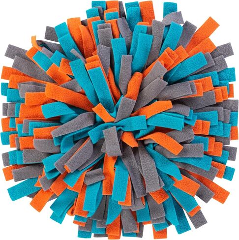 Messy Mutts Square 16" x 16" Forage Mat and Lick Mat with Non Slip Suction Cups | Stimulating Sniffing Interactive Puzzle for Dogs | Silicone Triangle Licking Mat in Saudi Arabia