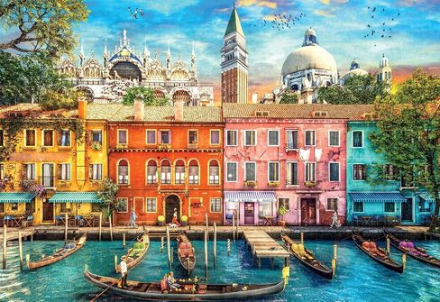 Buffalo Games - Eric Dowdle - Barcelona - 300 Piece Jigsaw Puzzle for Adults -Challenging Puzzle Perfect for Game Nights - Finished Size is 21.25 x 15.00 in Kuwait