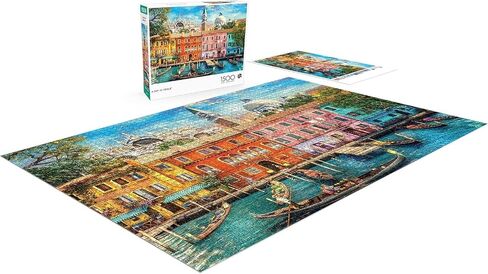 Buffalo Games - Eric Dowdle - Barcelona - 300 Piece Jigsaw Puzzle for Adults -Challenging Puzzle Perfect for Game Nights - Finished Size is 21.25 x 15.00 in Kuwait