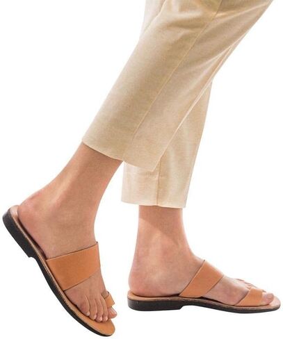 Abra - Leather Toe Loop Sandal - Womens Sandals in Saudi Arabia
