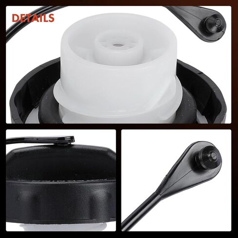 A-Premium Gas Cap Fuel Cap Compatible with Mitsubishi Eclipse 2004-2012, Endeavor 2004-2008, Endeavor 2010-2011, Galant 2004-2012, Outlander 2014-2018, Outlander Sport 2013-2019, Replace # 1711A004 in Saudi Arabia