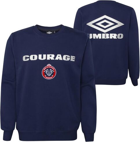 Umbro x MIB Men's Classic Football Soccer Fleece Crewneck Sweatshirt Navy in Saudi Arabia