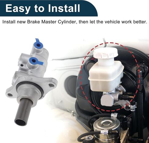 Brake Master Cylinder No.CCY94340ZA/M630574 for Mazda 5 2007-2010 Hydraulic Master Cylinder Aluminum Alloy 1 Pc in Saudi Arabia