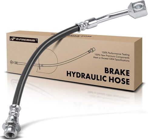 A-Premium Rear Passenger Brake Hydraulic Hose Compatible with Select Buick and Cadillac Models - Lucerne, DTS, 2006-2011 - Replace# 15283582 in Saudi Arabia