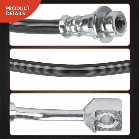A-Premium Rear Passenger Brake Hydraulic Hose Compatible with Select Buick and Cadillac Models - Lucerne, DTS, 2006-2011 - Replace# 15283582 in Saudi Arabia