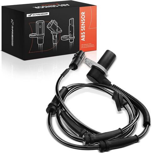 A-Premium ABS Wheel Speed Sensor Compatible with Kia Models - Sedona 2002 2003 2004 2005, V6 3.5L - Front Driver and Passenger Side, Replace# 1K52Y43701 in Saudi Arabia