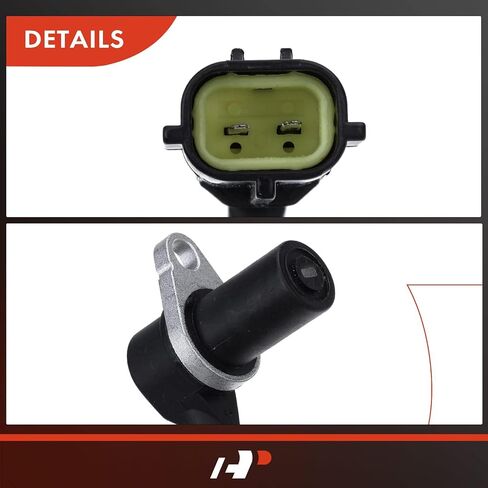 A-Premium ABS Wheel Speed Sensor Compatible with Kia Models - Sedona 2002 2003 2004 2005, V6 3.5L - Front Driver and Passenger Side, Replace# 1K52Y43701 in Saudi Arabia