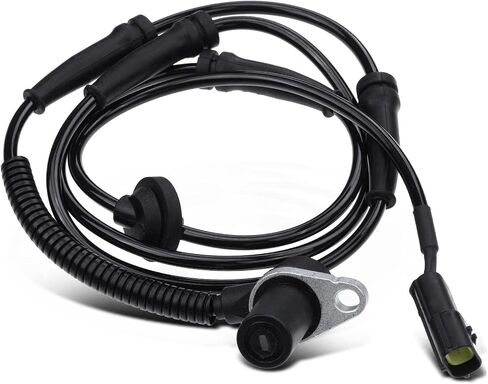 A-Premium ABS Wheel Speed Sensor Compatible with Kia Models - Sedona 2002 2003 2004 2005, V6 3.5L - Front Driver and Passenger Side, Replace# 1K52Y43701 in Saudi Arabia