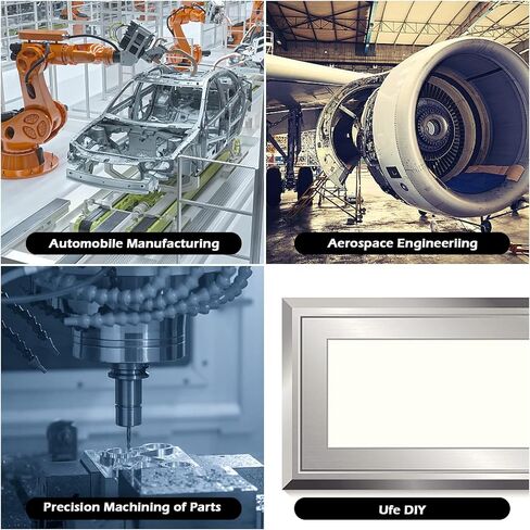 SALUINOKI Aluminum Sheet Metal Plate 1/16 in 6061 T651 12x8 in Aluminum Panel (4Pcs) in Saudi Arabia