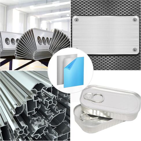 SALUINOKI Aluminum Sheet Metal Plate 1/16 in 6061 T651 12x8 in Aluminum Panel (4Pcs) in Saudi Arabia