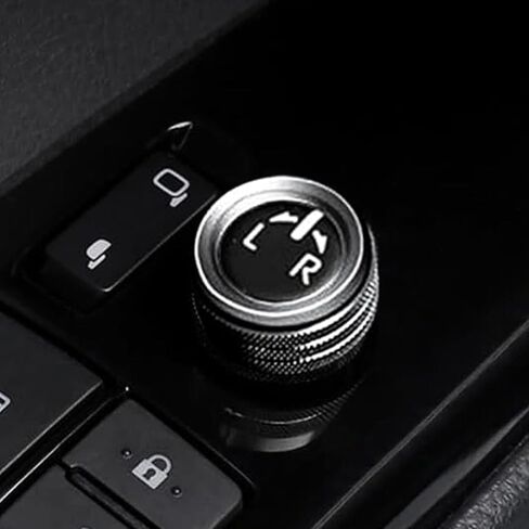 لمكيف الهواء Toyota Corolla 2023 2024 2025، غطاء مقبض المرآة، زر التشغيل بالضغط، غطاء مقبض الصوت، زخرفة داخلية كورولا (6 قطع) (أسود) in Kuwait