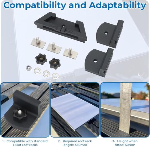 Starlink Mini Roof Rack Mount – T-Track Exclusive, Compatible with RVs, Vans, Boats, Yachts & Trucks in Saudi Arabia