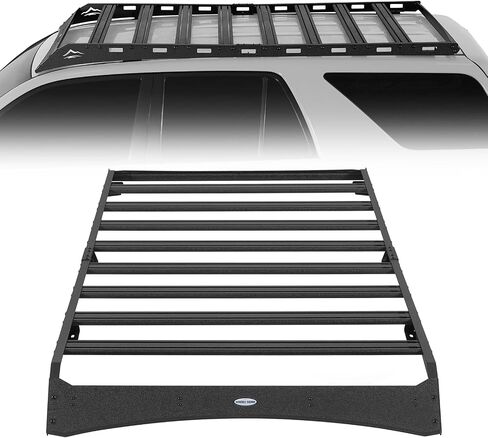 Hooke Road 4Runner Full Length Roof Rack Aluminum Cross Bars for 2003-2009 Toyota 4Runner 4th Gen, Overlanding Rooftop Crossbar Cargo Basket Carrier in Saudi Arabia