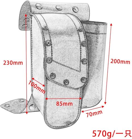 Motorcycle Saddlebag For Road King Touring For Electra Glide Guard Crash Bar Bags with Water Bottle Holder Waterproof Toolkit (Right Side) in Saudi Arabia